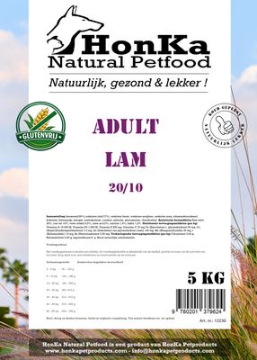 HonKa Natural Petfood® Koud Geperst Adult Lam 20/10