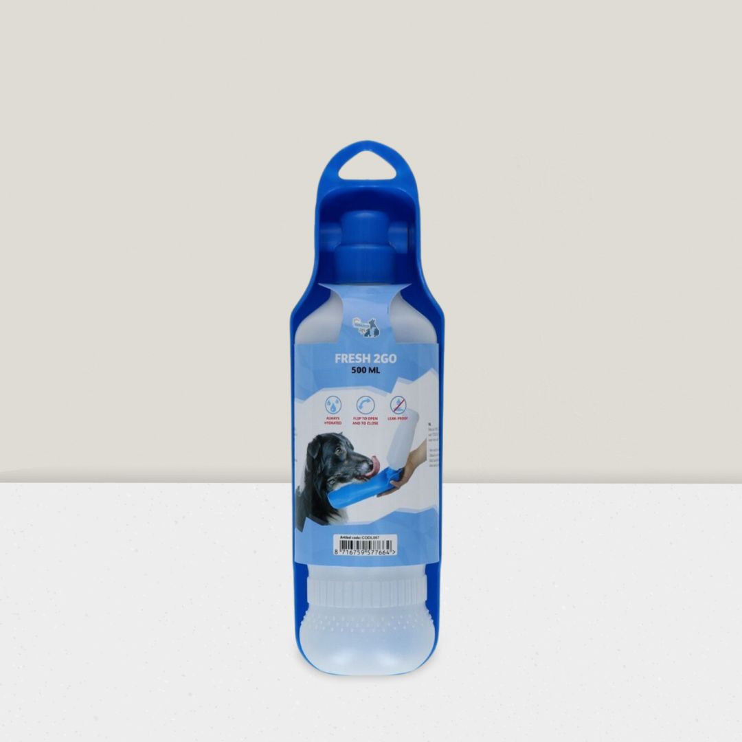 Coolpets draagbare drinkfles voor honden - 500ml