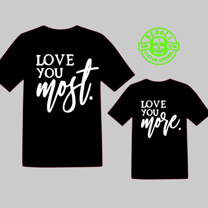 Love You Most/Love You More (price per set)
