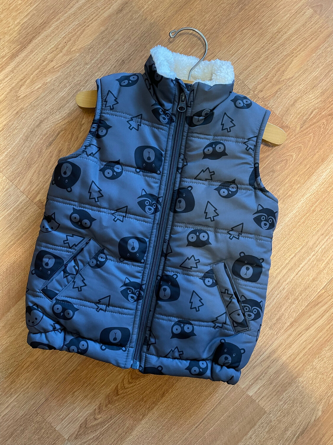 Owl Vest (fleece lined)