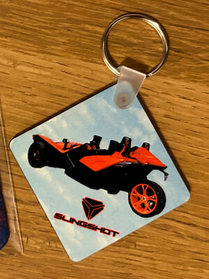 Square Keychain (1.9&quot; X 1.9&quot;)