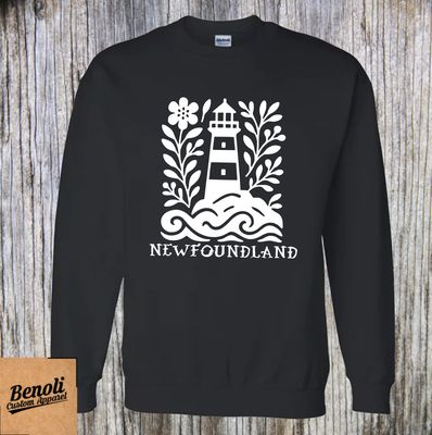 Lighthouse + Wildflowers (T-shirt, Crewneck, Hoodie) - Youth and Adult Sizes