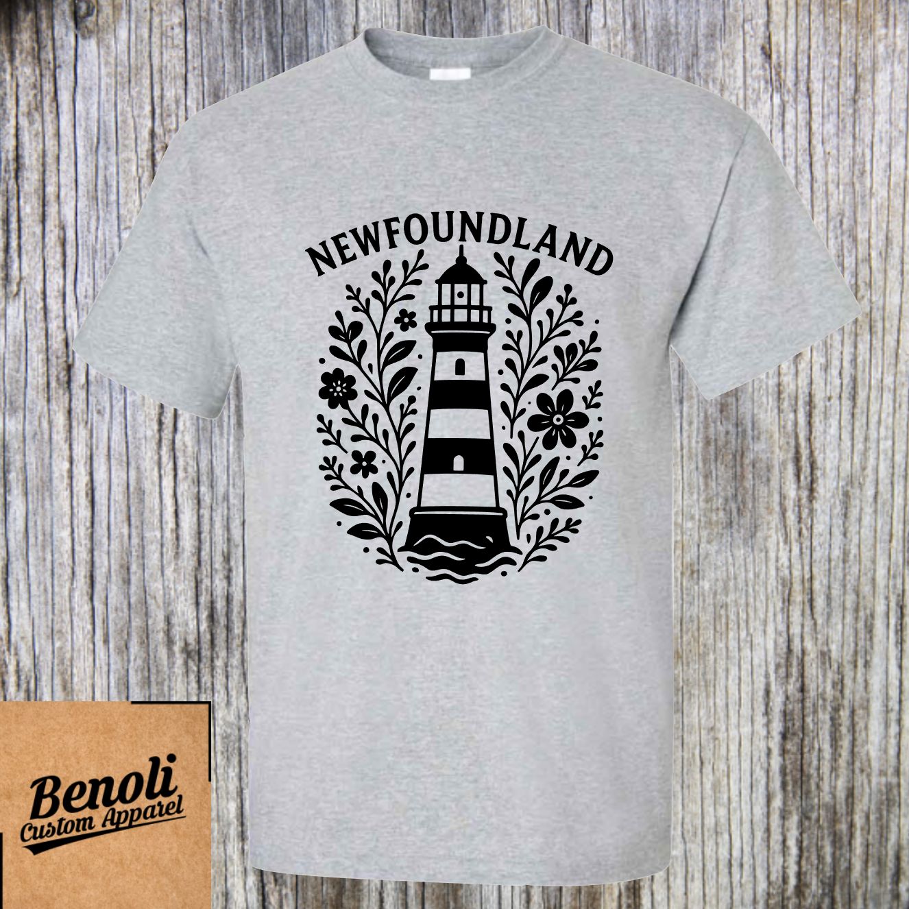 Lighthouse + Wildflowers (T-shirt, Crewneck, Hoodie) - Youth and Adult Sizes