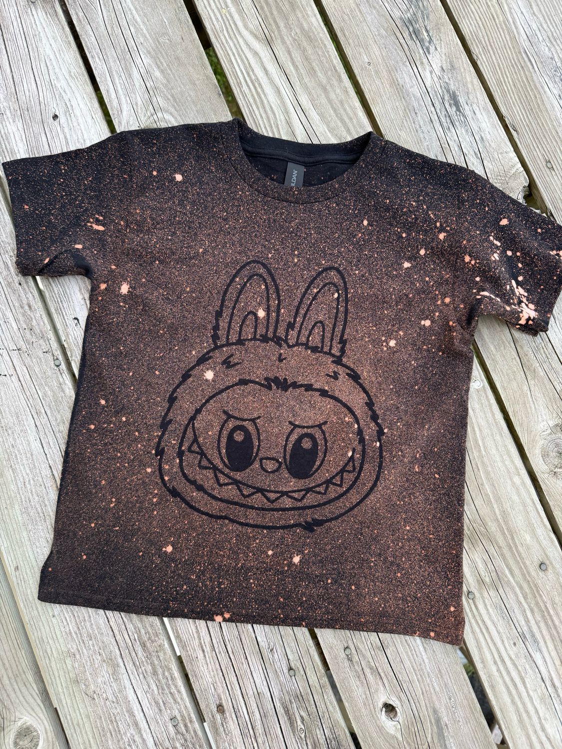 Labubu Handmade Bleach Tshirt