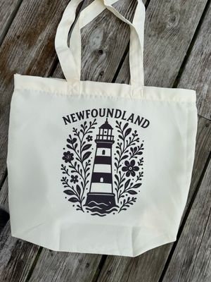 Newfoundland Lighthouse Reusable Tote Bag