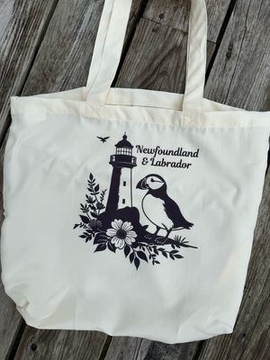 Newfoundland Lighthouse Reusable Tote Bag