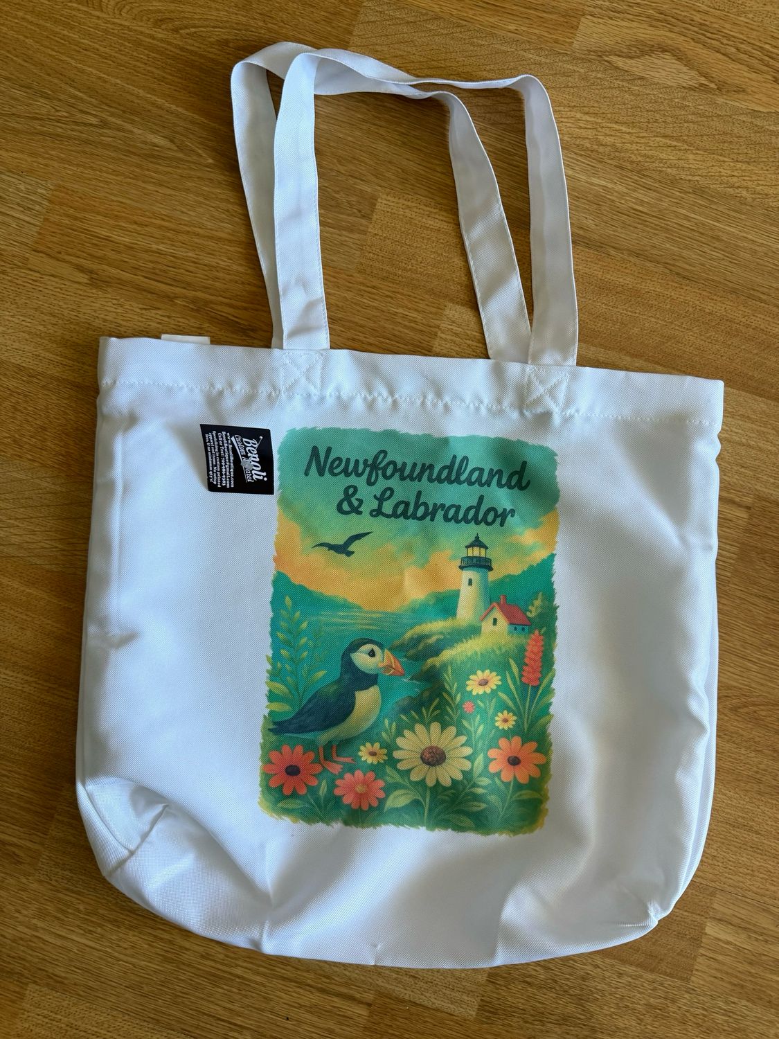Newfoundland Scenery Reusable Tote Bag