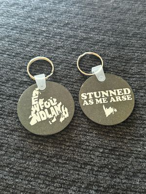 Stunned As Me Arse Keychain