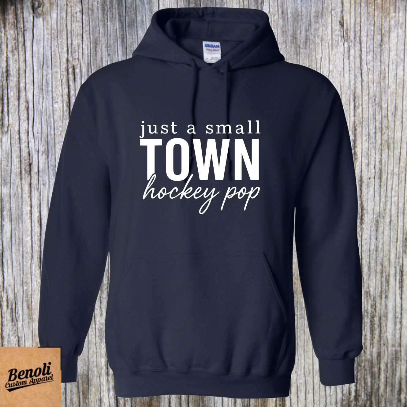 Just a Small Town Hockey POP Hoodie