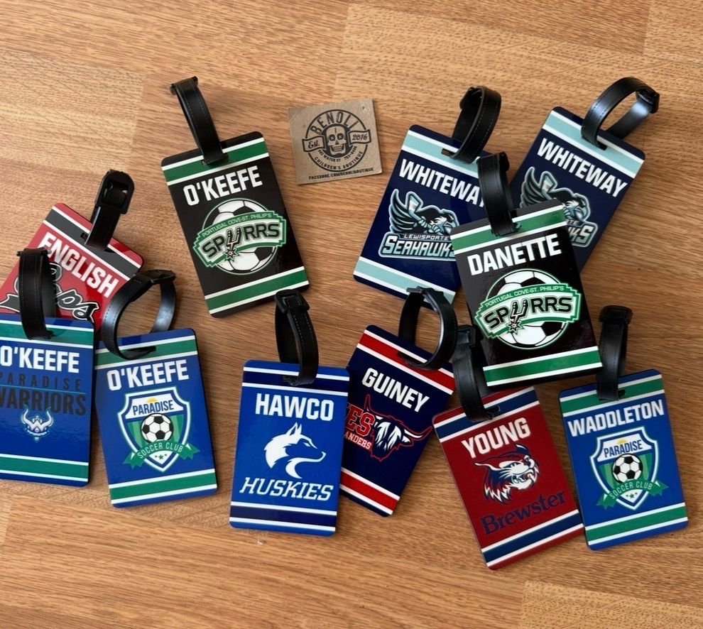 Bag/Equipment Tag - Any Club/Sport (3.5" x 2.5")