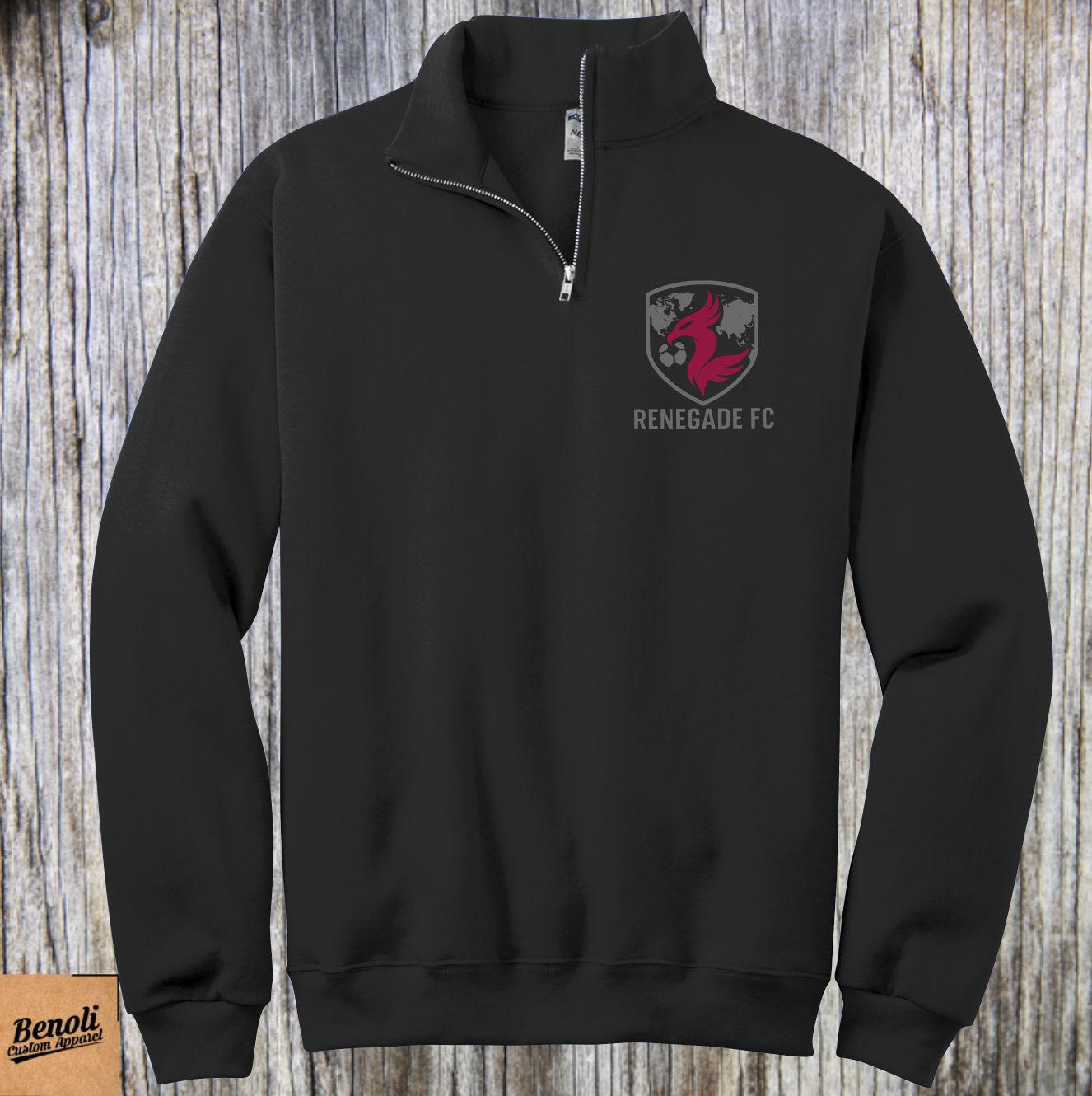 Renegade FC 1/4 Zipped Sweater