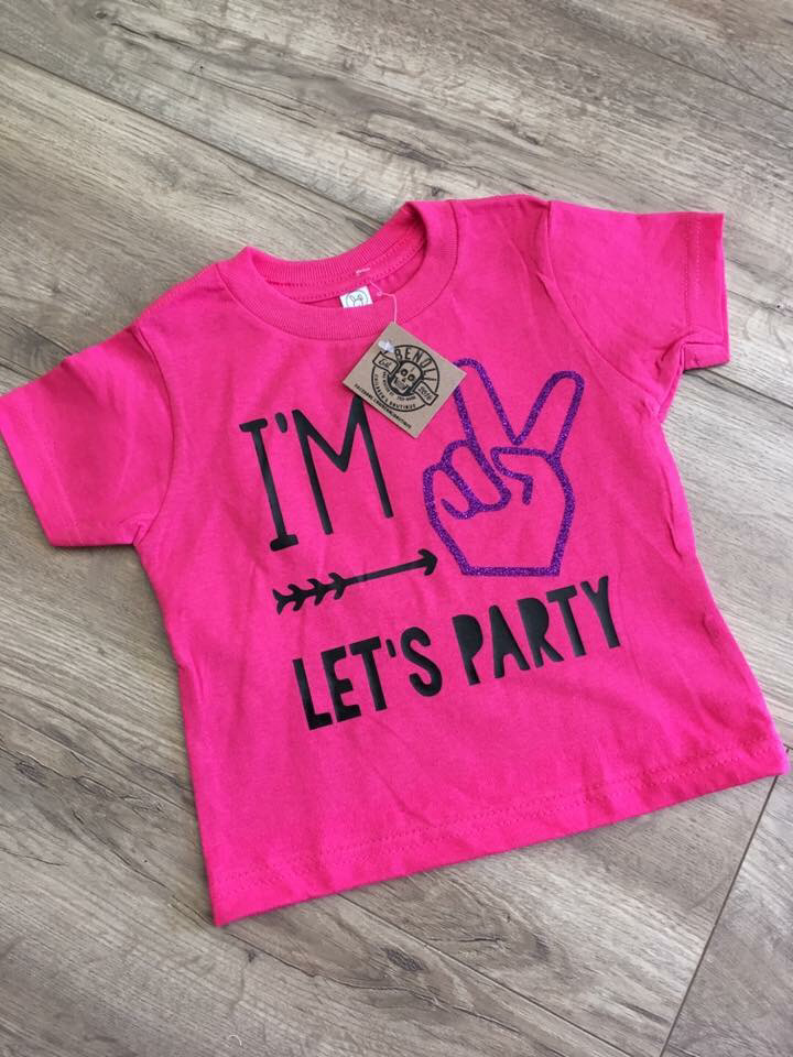 "Let's Party" Bday Tee (ANY age)