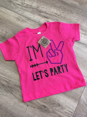 &quot;Let&#39;s Party&quot; Bday Tee (ANY age)