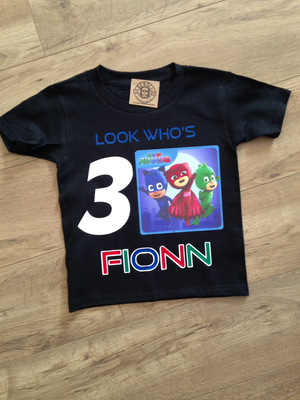 PJ Masks birthday tee