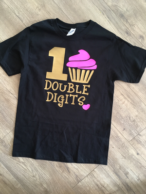 Double Digits Birthday Tee