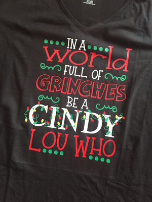 Grinch; Cindy Lou Who