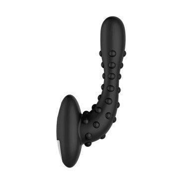FORTO STUDDED PRO PROSTATE MASSAGER, Color: BLACK
