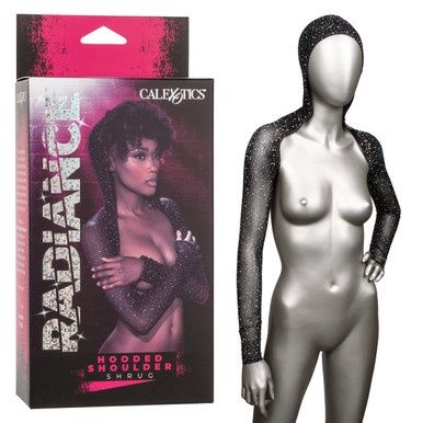 RADIANCE HOODED SHOULDER SHRUG - Badd Kitty