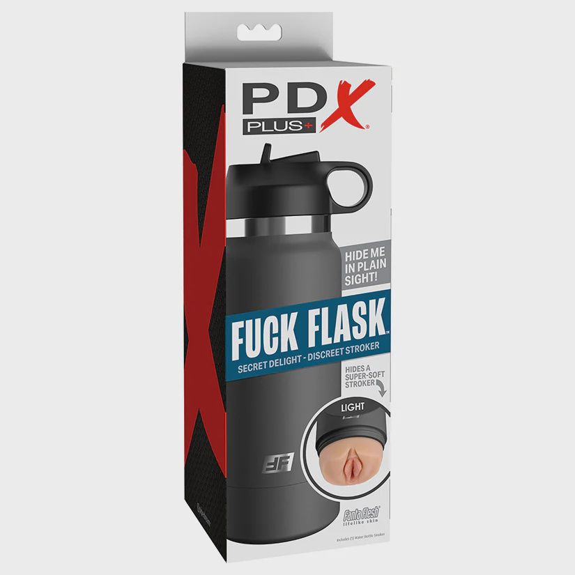PDX PLUS FUCK FLASK, Color: LT GREY