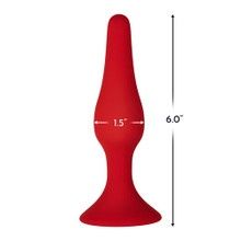 FORTO F-11 LUNGO PLUG, Color: RED, Size: LARGE