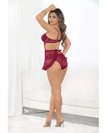 EYELASH APRON W/ PANTY - Badd Kitty