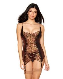 GARTER  SLIP &amp; GSTRING - Badd Kitty