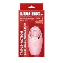 LUV INC TRIPLE ACTION CLITORAL VIBE, Color: PINK