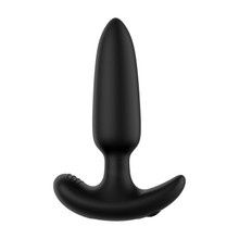 FORTO POINTED VIBRATING PLUG, Color: BLACK