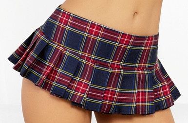 ESCANTE MINI PLEATED SKIRT RED - Badd Kitty