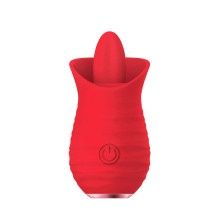 LUV INC TONGUE FLICKERING VIBRATOR - Badd Kitty