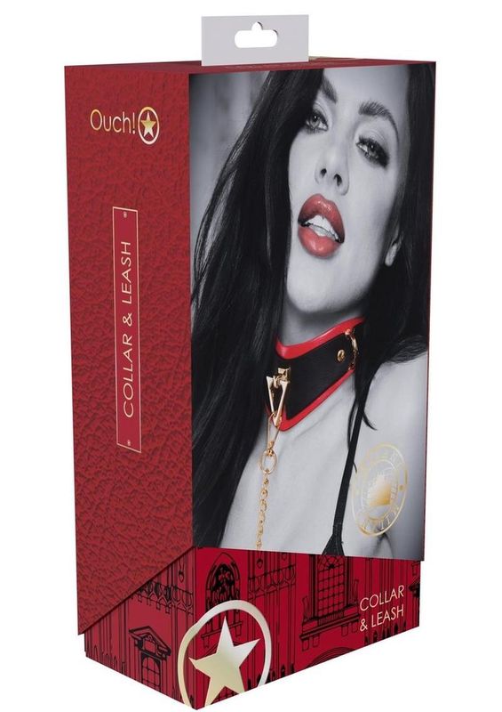 OUCH! MILAN COLLAR WITH LEASH