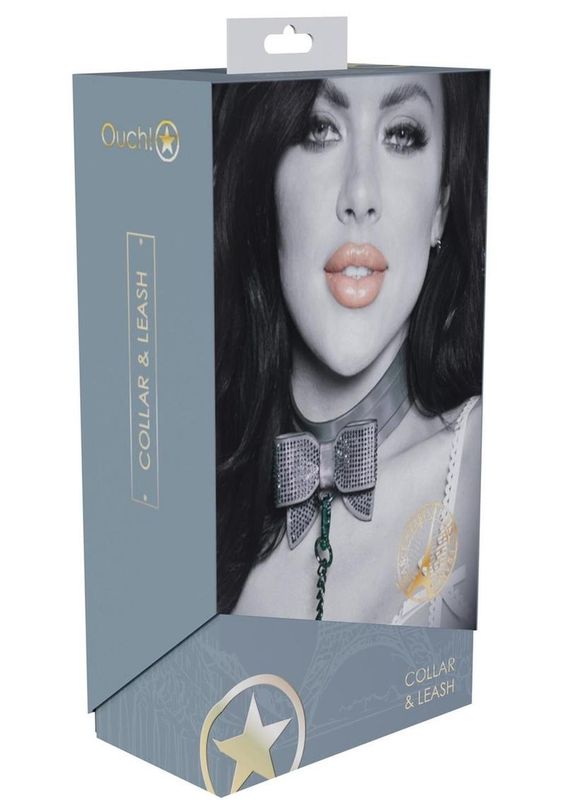 OUCH! PARIS COLLAR WITH LEASH