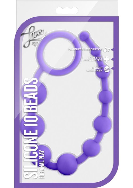 LUXE SILICONE 10 ANAL BEADS