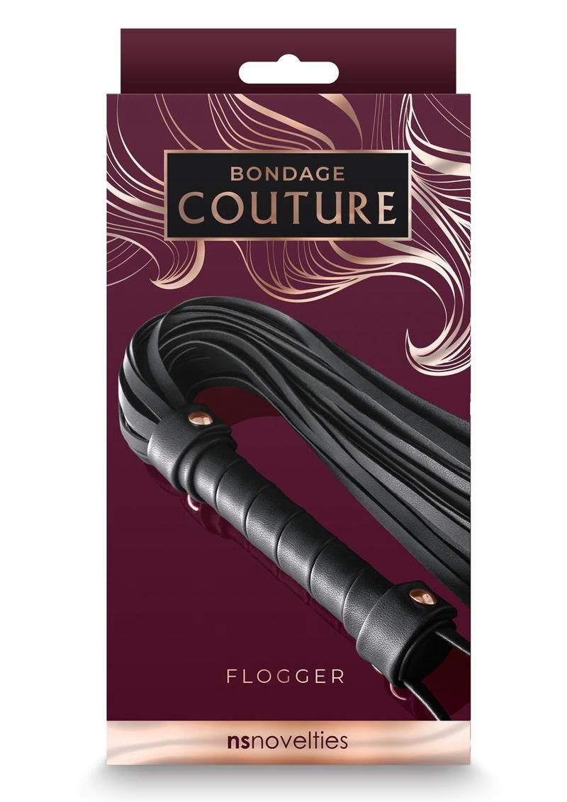 BONDAGE COUTURE FLOGGER BLACK