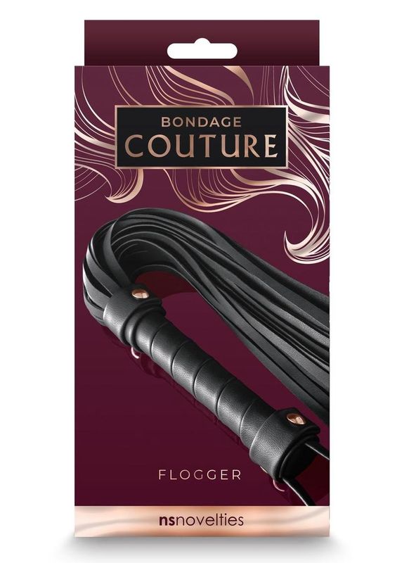 BONDAGE COUTURE FLOGGER BLACK