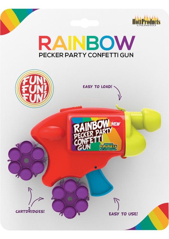 RAINBOW PECKER CONFETTI GUN