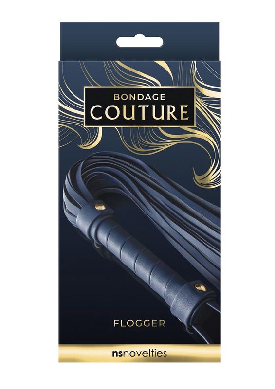 BONDAGE COUTURE FLOGGER BLUE