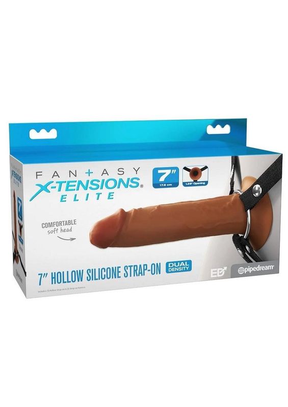 XTENSIONS HOLLOW STRAP 7IN BROWN