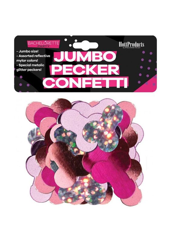 JUMBO MYLAR PECKER CONFETTI