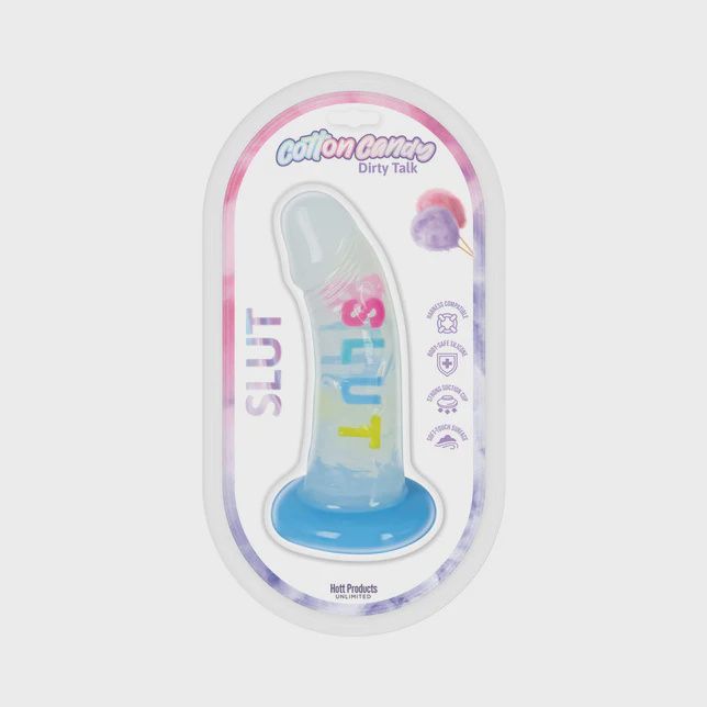 COTTON CANDY SLUT 6IN DILDO