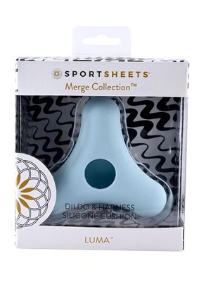SPORTSHEETS LUMA HARNESS CUSHION BLUE - Badd Kitty