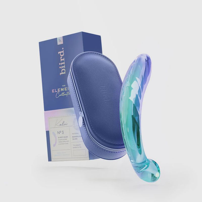 BIIRD KALII GLASS GSPOT DILDO
