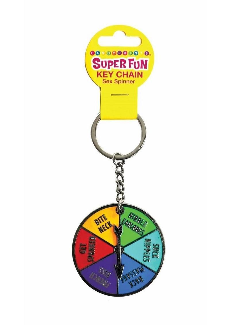SUPER FUN KEY CHAIN, STYLE: SEX SPINNER