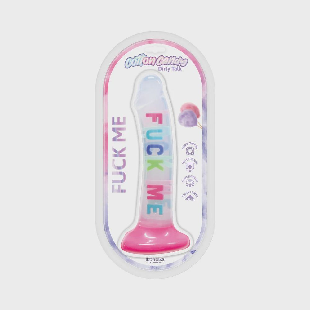 COTTON CANDY FUCK ME 8&quot; DILDO