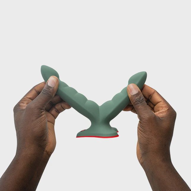 FUN FACTORY RYDE DUAL DILDO, Color: OLIVE