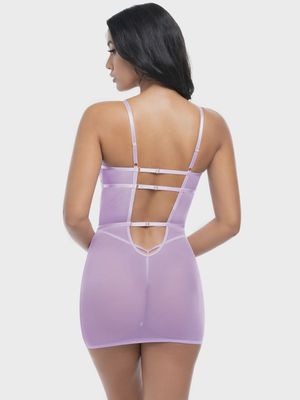 LAVENDER GARDEN BABYDOLL - Badd Kitty