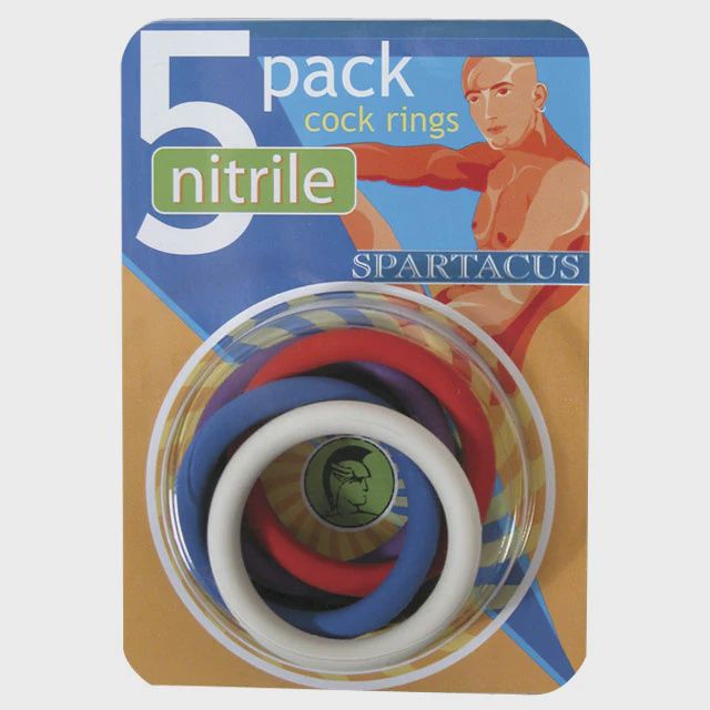 SPARTACUS NITRILE 5PC RING SET