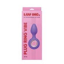 LUV INC PLUG RING VIBE, Color: PURPLE