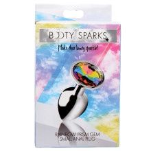 BOOTY SPARKS RAINBOW GEM PLUG, Size: SMALL
