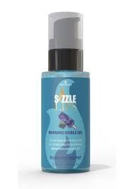 SIZZLE LIPS WARMING GEL 2 OZ, FLAVOR: BLUEBERRY ICE